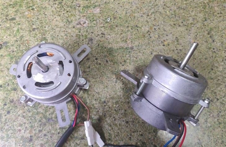 AC chimney exhaust fan motor